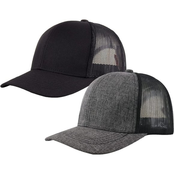 Man Classic Mesh Panels Vintage Baseball Cap - Picture 1 of 9